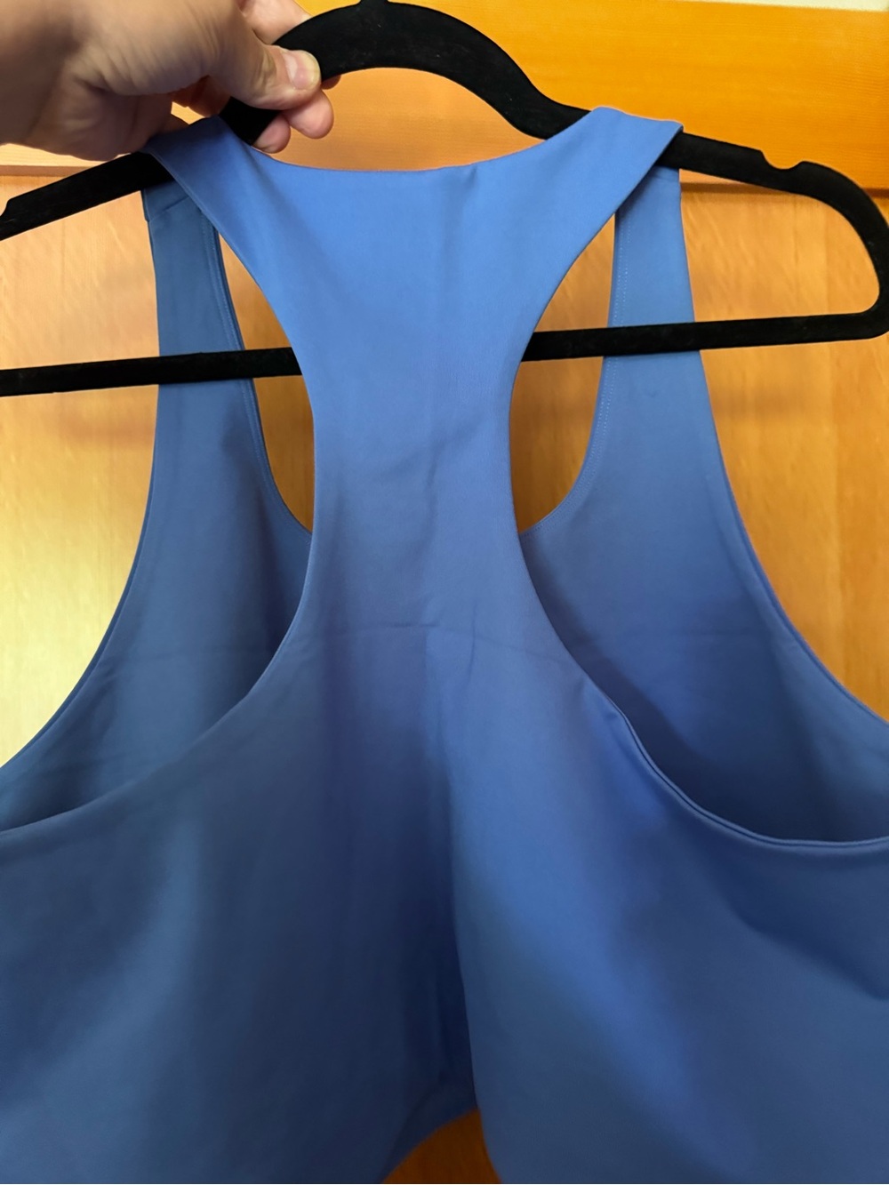 girlfriend collective Racerback Tank Top in baby blue